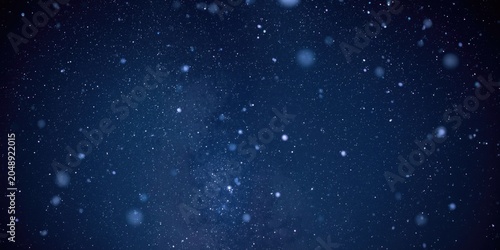 Night sky scene showing bri...