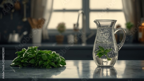 Modern kitchen ambiance emp...