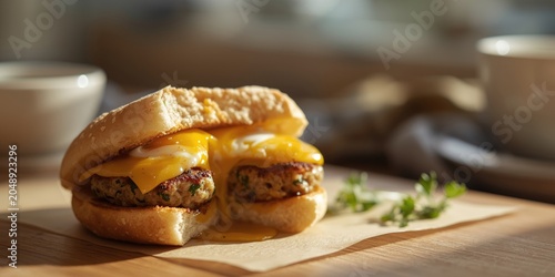 Savory plant based sausage ...