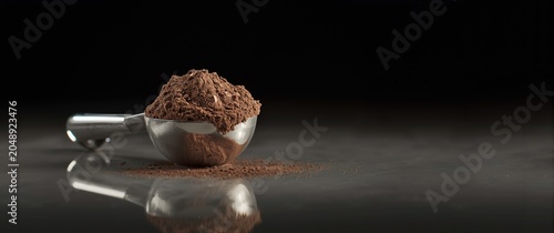 Protein powder scoop featur...