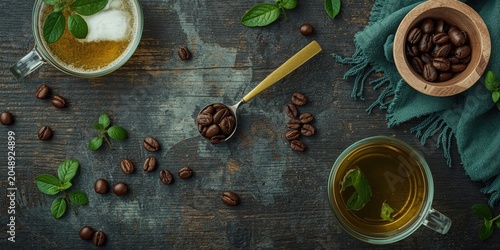 Rustic food photography ble...