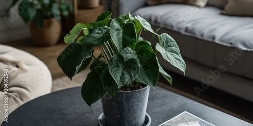Heart shaped velvet leaves ...