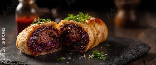 Hearty Beef Roll and Tangy ...