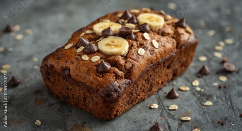 Moist homemade banana bread...