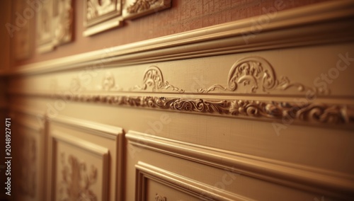 Wall panel enhanced by orna...