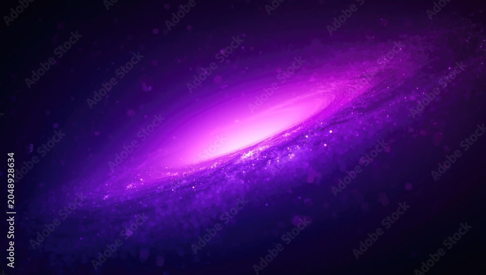 Obraz premium Luminous multiverse graphic displaying electric purple and pink neon color spectrum