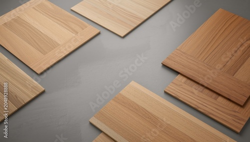 Variety of oak parquet floo...