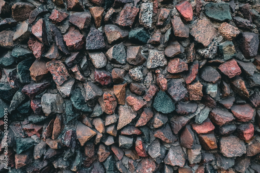 Naklejka premium Old brick wall, mur ściana z czerwonej cegły, kamienna 
