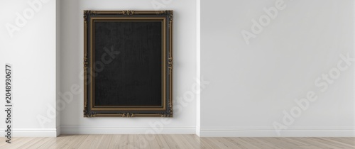 Refined black textured canv...
