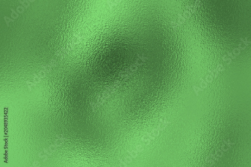 Sage green metallic foil texture background with muted mint shiny frosted surface