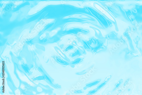Bright light blue water surface with soft ripples and gentle circular waves background