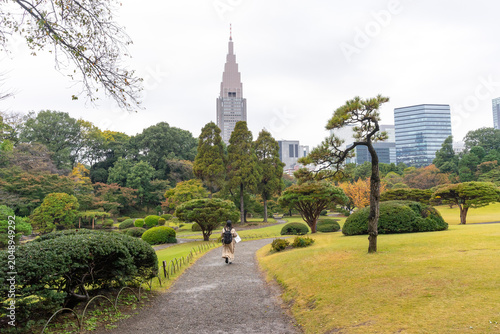 Shinjuku Gyoen National Garden is a large park and garden in Shinjuku and Shibuya, Tokyo, Japan.