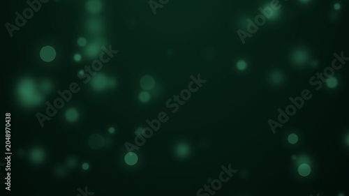 Abstract background with soft green bokeh lights creating a magical and ethereal ambiance for digital designs