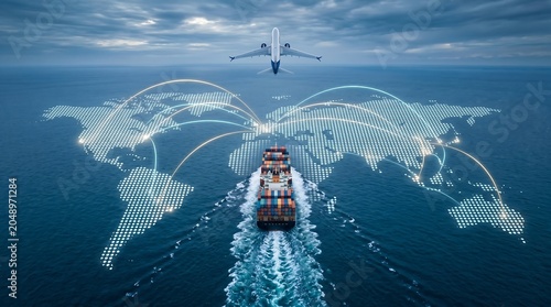 Global Logistics and International Cargo Transport Network