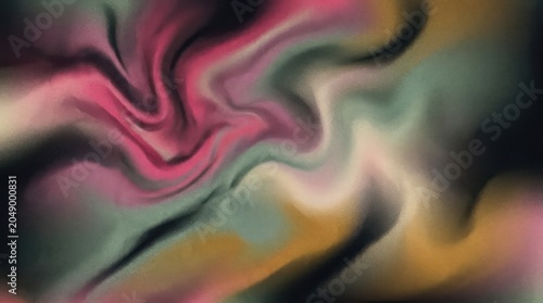 An abstract colorful background featuring a soft purple and blue silk wave pattern with a liquid smoke motion and elegant satin texture