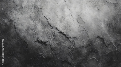 Modern Abstract Grey Black Cement Plaster Wall Background Cinematic Photorealistic