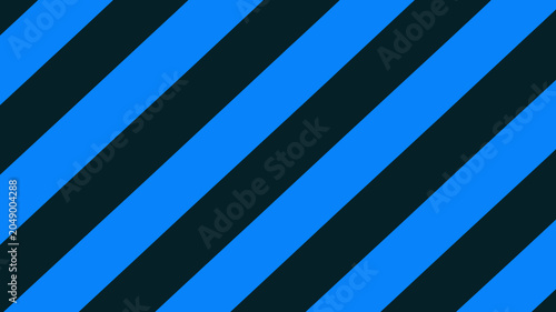 Foto Diagonal striped pattern featuring alternating blue and black bands a bold geome