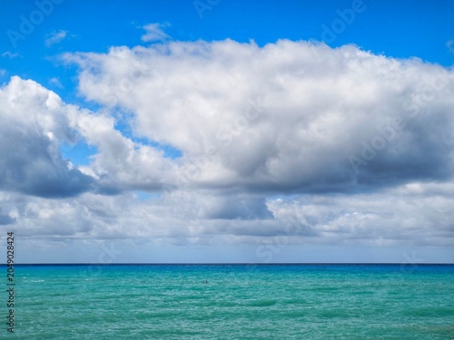 blue sky and sea