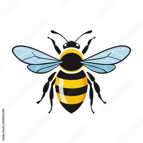 Stylized bee illustration