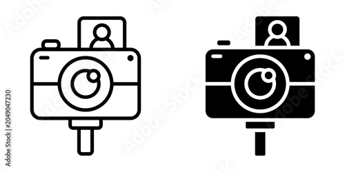 Foto Camera icon set