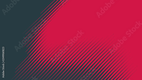 Diagonal stripe pattern with a gradient transition from teal to vibrant red coloration stripes color linear abstract background geometric
