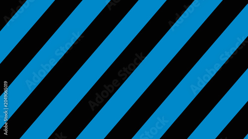 Fotografía Diagonal striped pattern features alternating blue and black bands a bold geomet