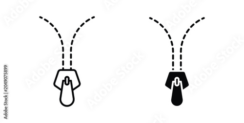 Foto zipper icon