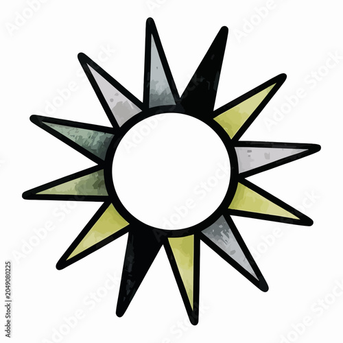 sun and flower