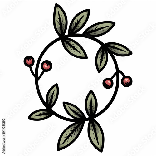 vector illustration of olive branchvector illustration of olive branch