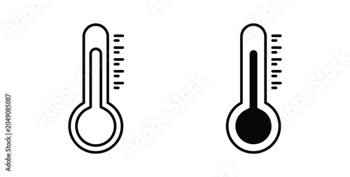 Slika na platnu Temperature icon