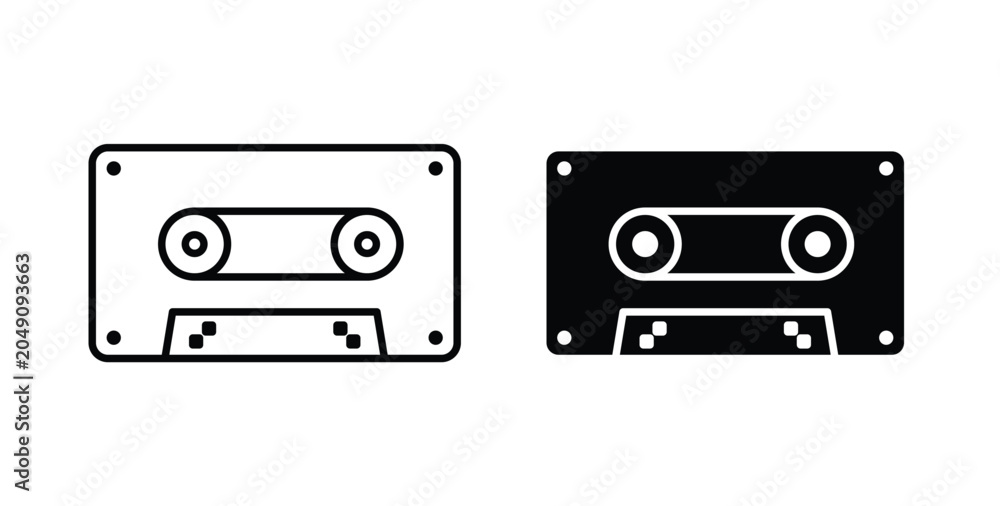 Obraz premium Cassette tape icon