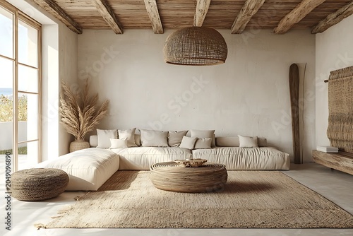 Inviting living room with plush sectional and elegant styling picture