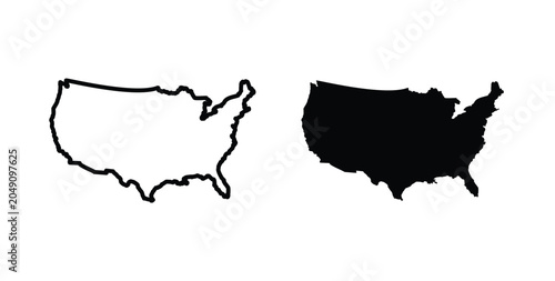 America map icon
