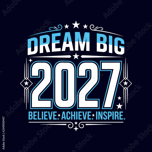 Happy New Year Celebration Typography T Shirt Design