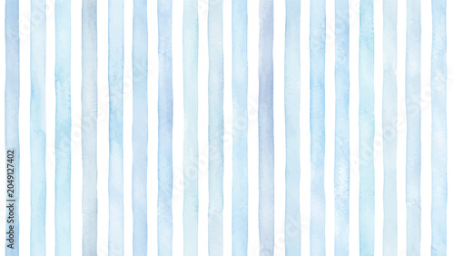 Tableau sur toile Blue stripes seamless pattern