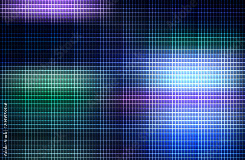 Vibrant colorful lights create a mesmerizing display on a dark background with glowing effects.