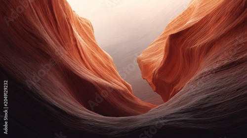 Antelope Canyon Arizona Abstract Panoramic Background