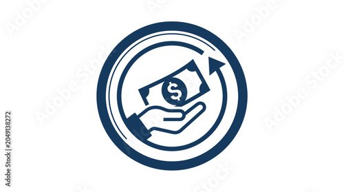 Bild auf Leinwand Money Exchange Icon