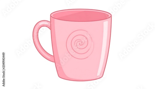 Pink plastic tumbler with ribbed texture.