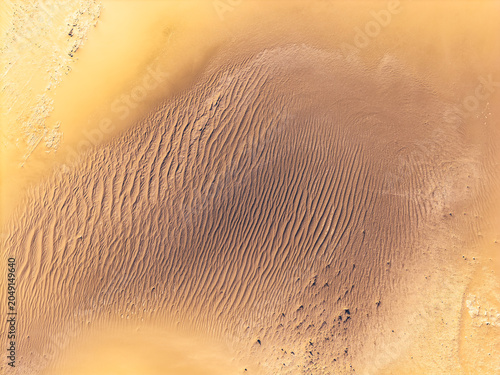 Rippled sand texture in Atacama Desert, Chile