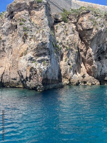 rock in the sea