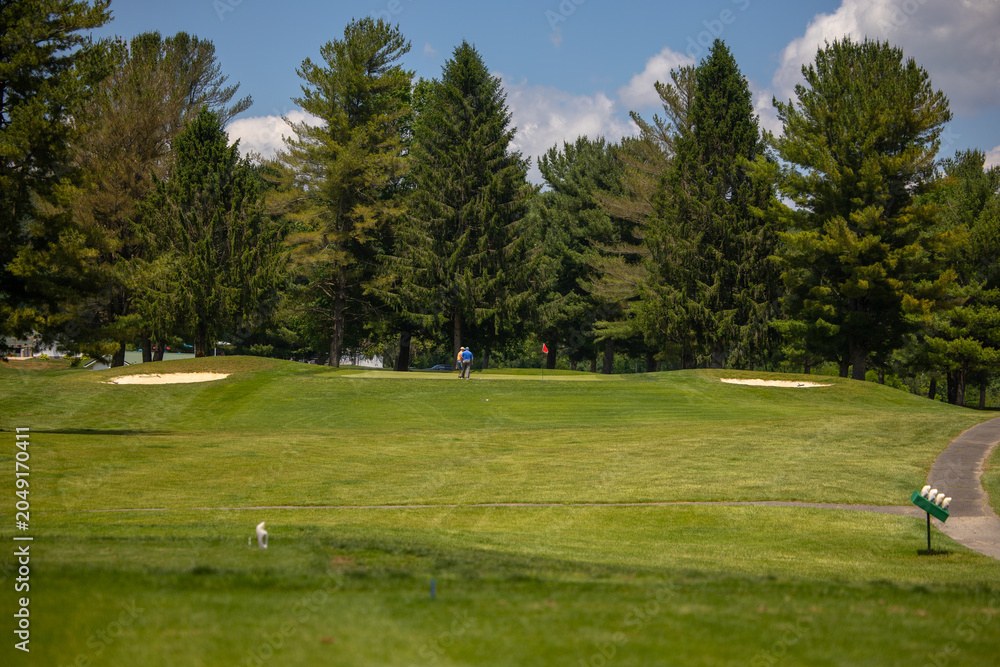 Fototapeta premium Scenic holes at Wytheville Golf Club
