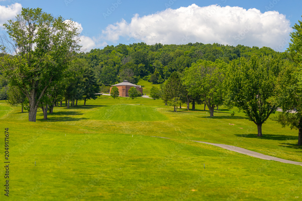 Fototapeta premium Scenic holes at Wytheville Golf Club