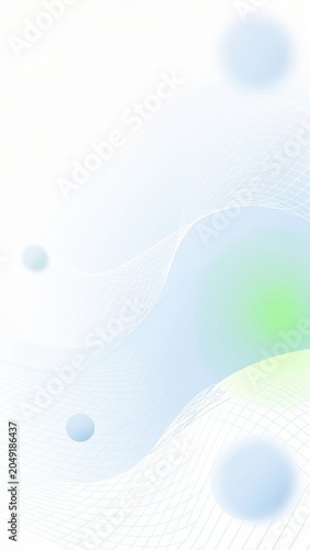 Soft Abstract Wave Background with Gradient