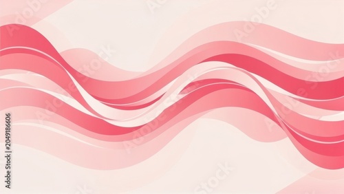 Soft Pink Wavy Abstract Background