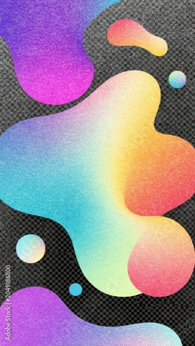 Vibrant Abstract Color Splash