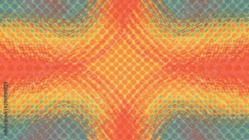 Vibrant Abstract Geometric Pattern
