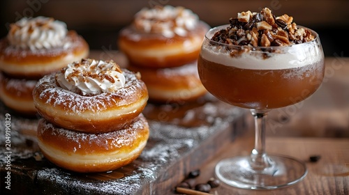 donuts with chocolate