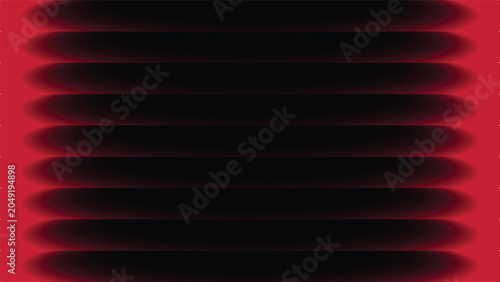 Abstract red and black gradient background with wavy lines