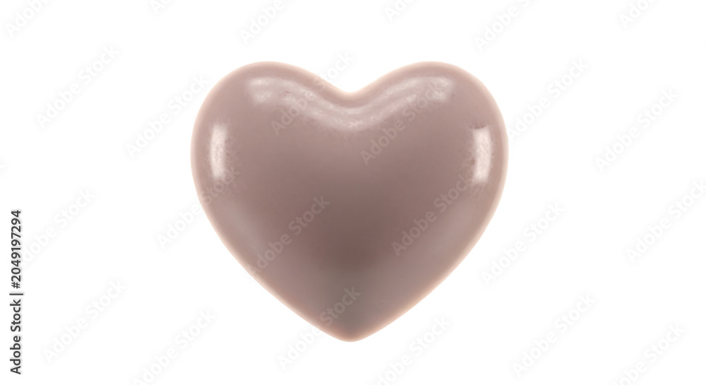 Fototapeta premium Shiny Pink Heart Shape